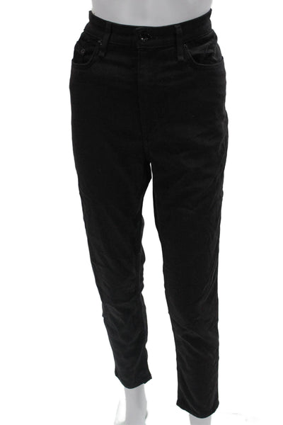 Rag & Bone Women Ankle Cropped Black Pants Size 31