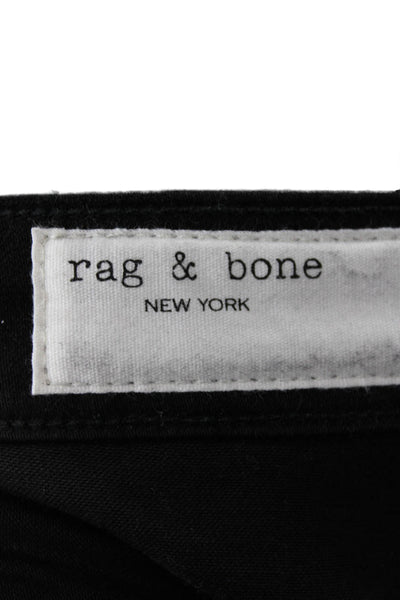 Rag & Bone Women Ankle Cropped Black Pants Size 31
