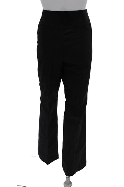 Ecru Unisex Black Dress Pants Zip 58% Cotton 40% Polyamide 2% Spandex Size 12