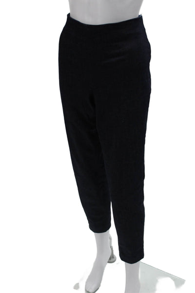 J Brand Womens Cropped Ankle Jeans Dark Blue Mid Rise Zip Size 32
