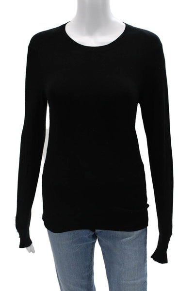 Zara Unisex Black Pullover Sweater Crewneck Long Sleeve Size M