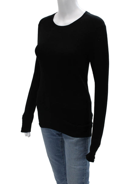Zara Unisex Black Pullover Sweater Crewneck Long Sleeve Size M