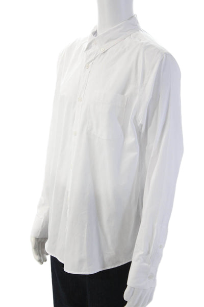 Everlane Mens Button-Down Shirt White 100% Cotton Long Sleeve Collared Size M