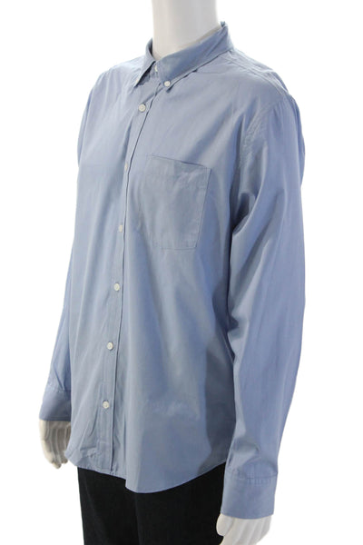 Everlane Mens Light Blue 100% Cotton Button-Down Dress Shirt Long Sleeve Size M
