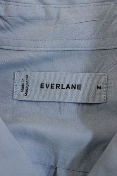 Everlane Mens Light Blue 100% Cotton Button-Down Dress Shirt Long Sleeve Size M