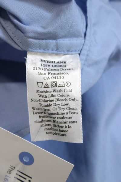 Everlane Mens Light Blue 100% Cotton Button-Down Dress Shirt Long Sleeve Size M