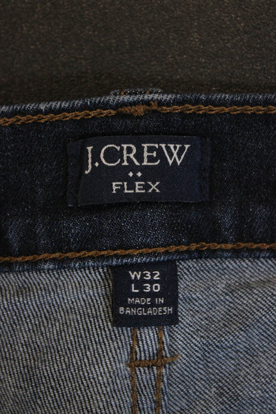 J Crew Mens Skinny Ankle Jeans Dark Blue Size 32
