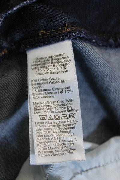 J Crew Mens Skinny Ankle Jeans Dark Blue Size 32