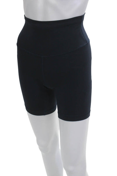 Lululemon Womens Biker Shorts Black Nylon Blend Size 2