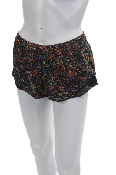 Lululemon Women Black Nylon Blend Shorts Spring Size 4
