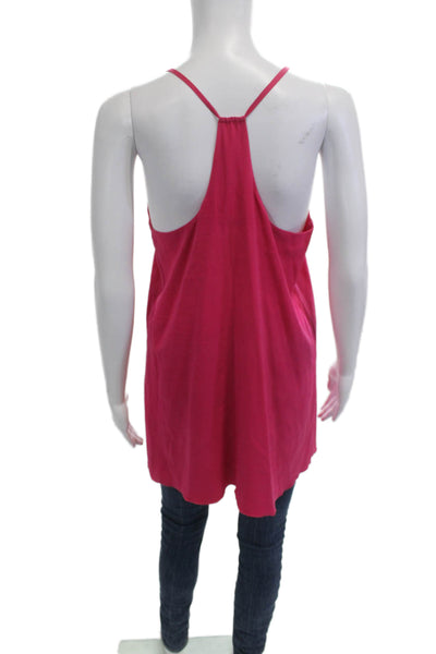 Alice + Olivia Women Pink V Neck Sleeveless Camisole Size S