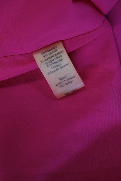 Alice + Olivia Women Pink V Neck Sleeveless Camisole Size S