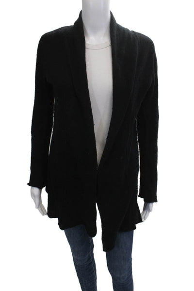 Cynthia Rowley Unisex Black 100% Cashmere Cardigan Designer Size S