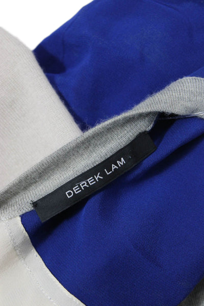 Derek Lam Unisex Cardigan Gray Cotton Blend V-Neck Button Long Sleeve Size S