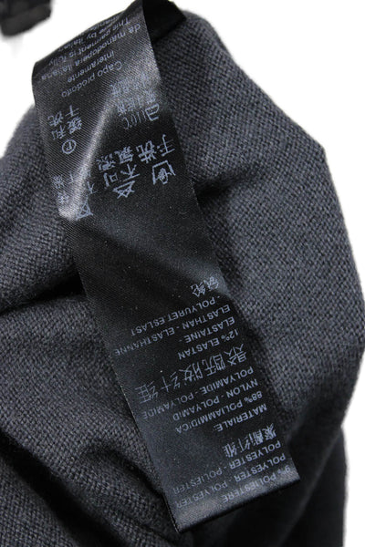 D Exterior Unisex Cardigan Dark Gray Cashmere Blend Button Size S