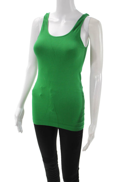Recover Womens Basic Sleeveless Tank Green Size One Size