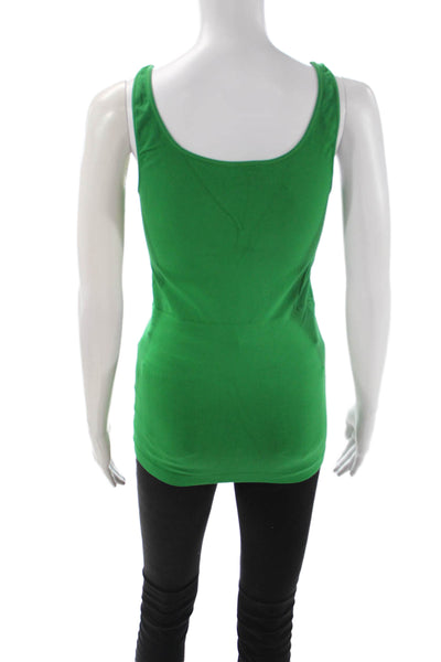 Recover Womens Basic Sleeveless Tank Green Size One Size