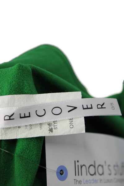 Recover Womens Basic Sleeveless Tank Green Size One Size