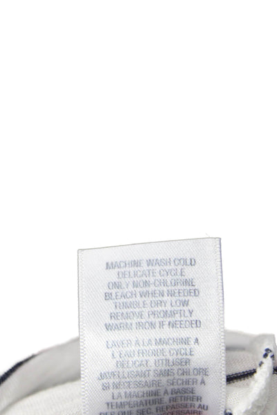 Derek Lam 10 Crosby Womens A-Line Peasant Gray Midi Skirt Cotton Blend Size S