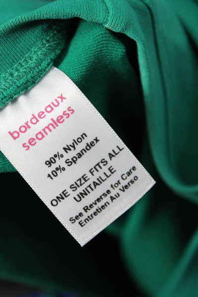 Bordeaux Womens Basic Sleeveless Tank Square Neck Green Size One Size