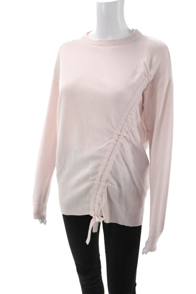 Christopher Fischer Unisex Pink 100% Cashmere Pullover Sweater Size S