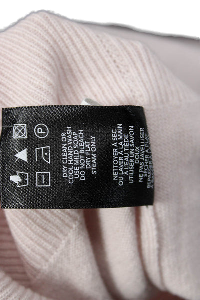 Christopher Fischer Unisex Pink 100% Cashmere Pullover Sweater Size S