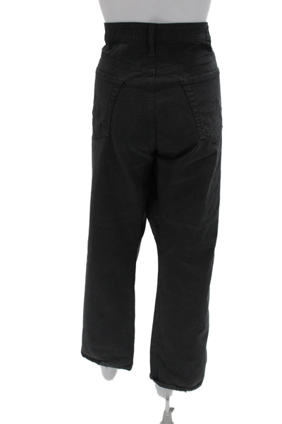 AG Adriano Goldschmied Mens DarkGray Button Cotton 90s Pants Size 38