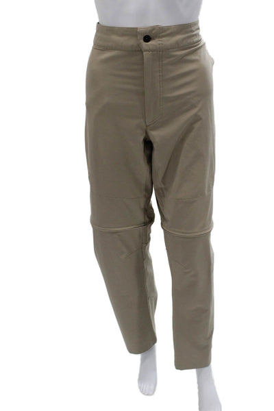 The North Face Mens Khaki Pants Beige Button Size 38