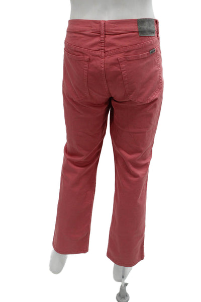 Joes Mens Cropped Chino Pants Pink 98% Cotton 2% Spandex Size 36