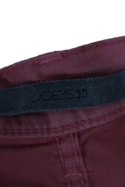 Joes Mens Cropped Chino Pants Pink 98% Cotton 2% Spandex Size 36