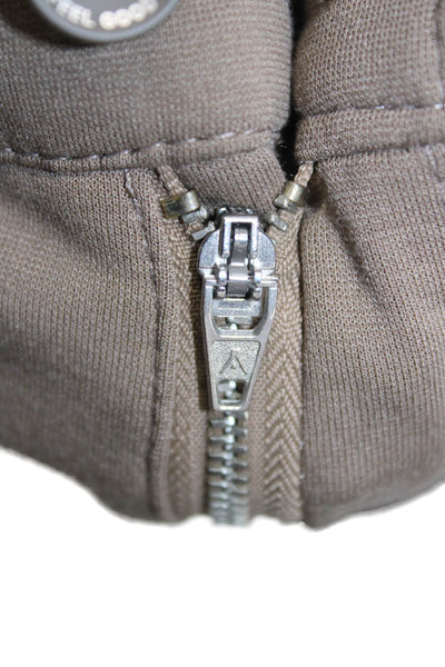 Brax Feel Good Mens Cropped Ankle Pants Brown Viscose Elastane Button Size 54