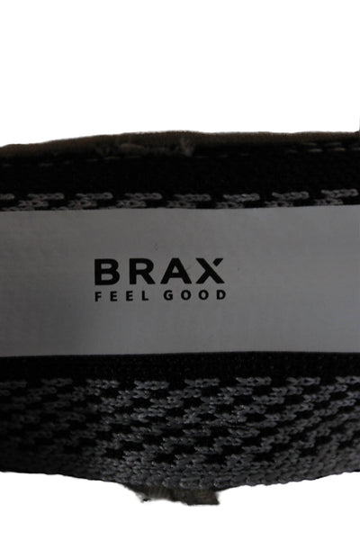 Brax Feel Good Mens Cropped Ankle Pants Brown Viscose Elastane Button Size 54