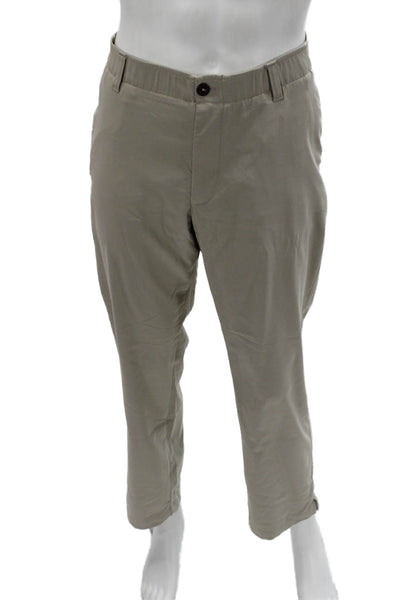 Under Armour Mens Chinos Beige Nylon Blend Button 30 Inseam Size 38