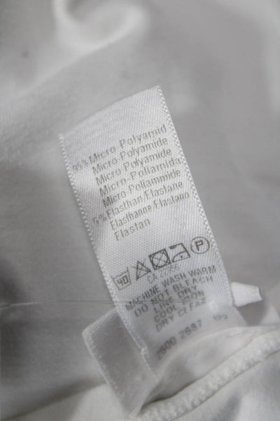 Hanro Women Basic Sleeveless Tank White Round Neck Size XL