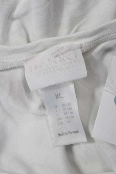 Hanro Womens Basic Camisole Sleeveless Round Neck White Size XL