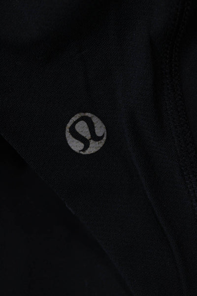 Lululemon Women Capri Leggings Black Nylon Blend Size 6