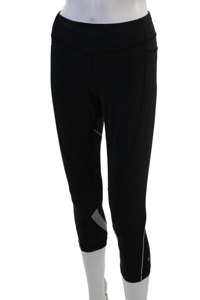 Lululemon Womens Black Capri Leggings Nylon Blend Size 12
