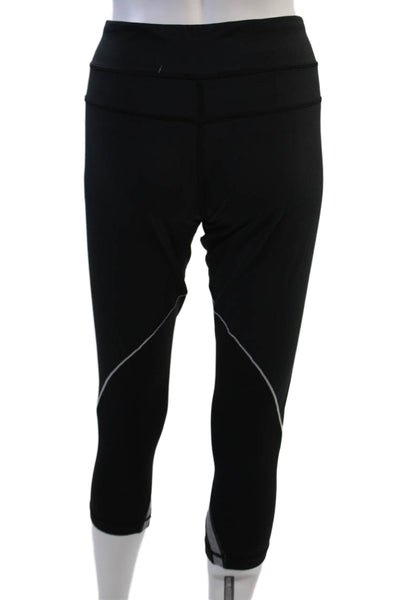 Lululemon Womens Black Capri Leggings Nylon Blend Size 12