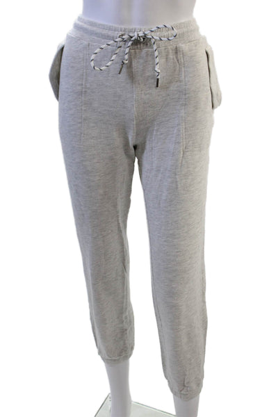 Monrow Womens Gray Jogger Sweatpants Drawstring Sz M