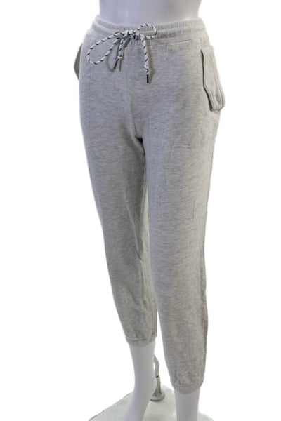 Monrow Womens Gray Jogger Sweatpants Drawstring Sz M