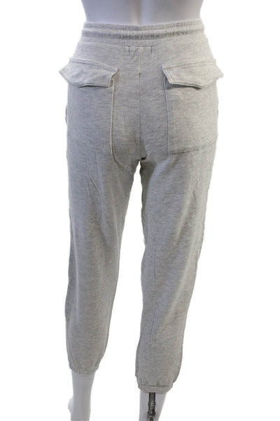 Monrow Womens Gray Jogger Sweatpants Drawstring Sz M