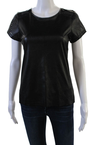 Generation Love Womens Gothic Black Short Sleeve T-Shirt Round Neck Size XS