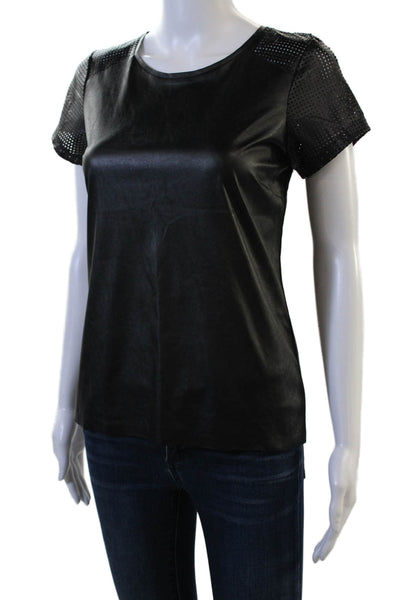 Generation Love Womens Gothic Black Short Sleeve T-Shirt Round Neck Size XS