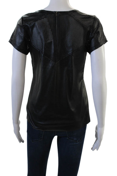Generation Love Womens Gothic Black Short Sleeve T-Shirt Round Neck Size XS