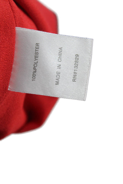 Superdown Women Red Mini Wrap Skirt Polyester Solid Size S