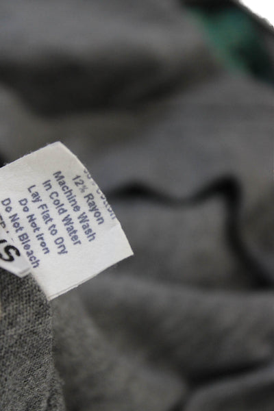 Nation LTD Womens Pullover Sweatshirt Gray Long Sleeve Round Neck Size XS