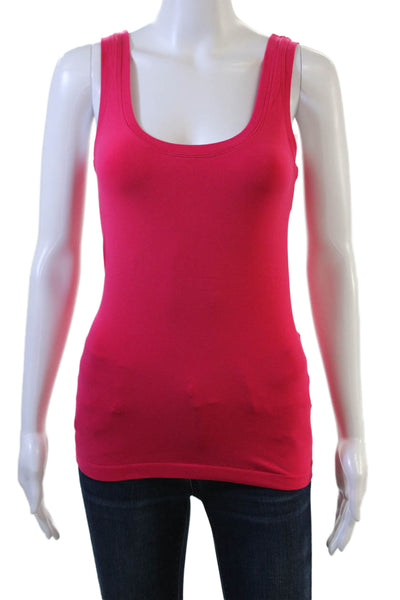 Bordeaux Womens Red Tank Nylon Spandex Sleeveless Size One Size