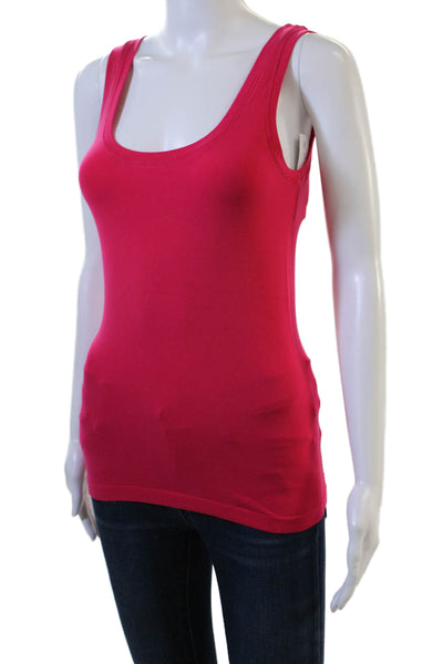Bordeaux Womens Red Tank Nylon Spandex Sleeveless Size One Size