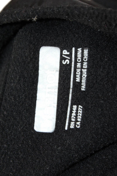 Marmot Womens Quilted Windbreaker Jacket Black 100% Nylon Outdoor Fall Size S