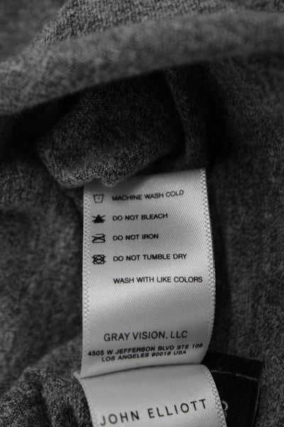 John Elliott Mens Designer Gray T Shirt Crew Neck Short Sleeve Size 3